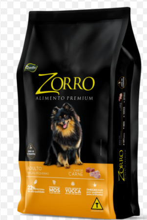Zorro Premium adultos raças pequenas 10 quilos 