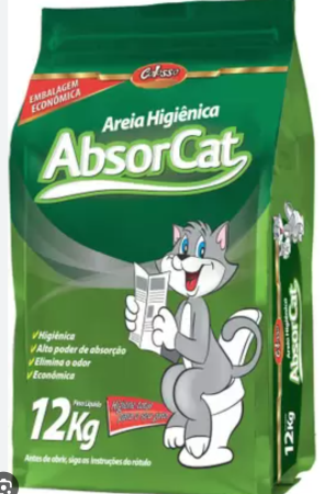 Areia Higiênica 12 quilos 